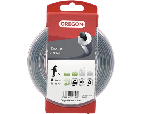 OREGON Trimmerdraad Duoline 2,4 Mm X 15 M Nylon 3 OREGON Trimmerdraad Duoline 2,4 Mm X 15 M Nylon